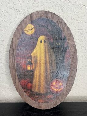 NEW Target Bullseyes Playground Halloween 2026 Wood Icon Decor -Standing Ghost